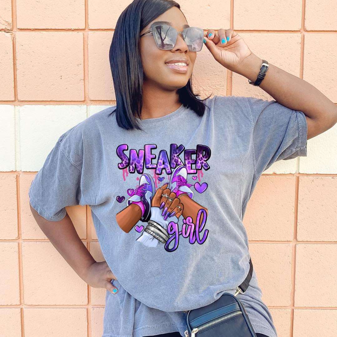 Sneaker Girl T-Shirt-Short Sleeve