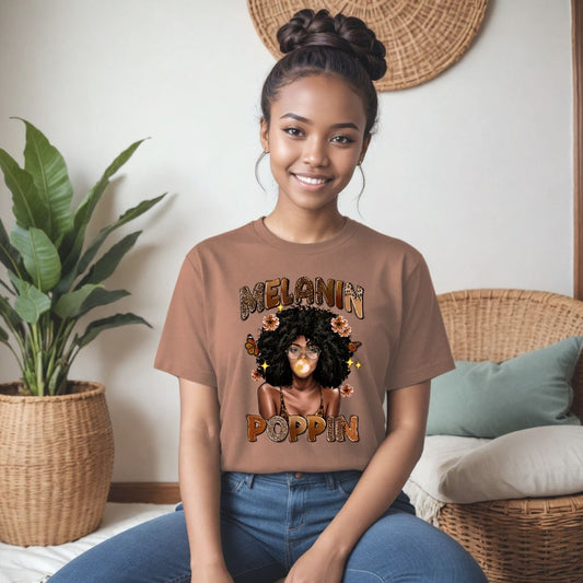 Melanin Poppin' T-Shirt