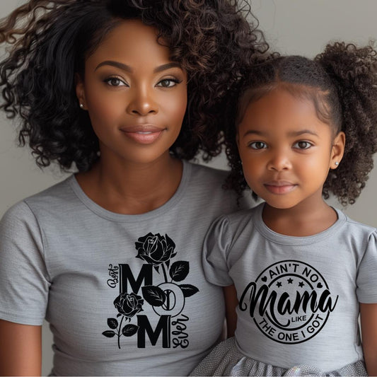 Best Mom Ever T-Shirt with Rose